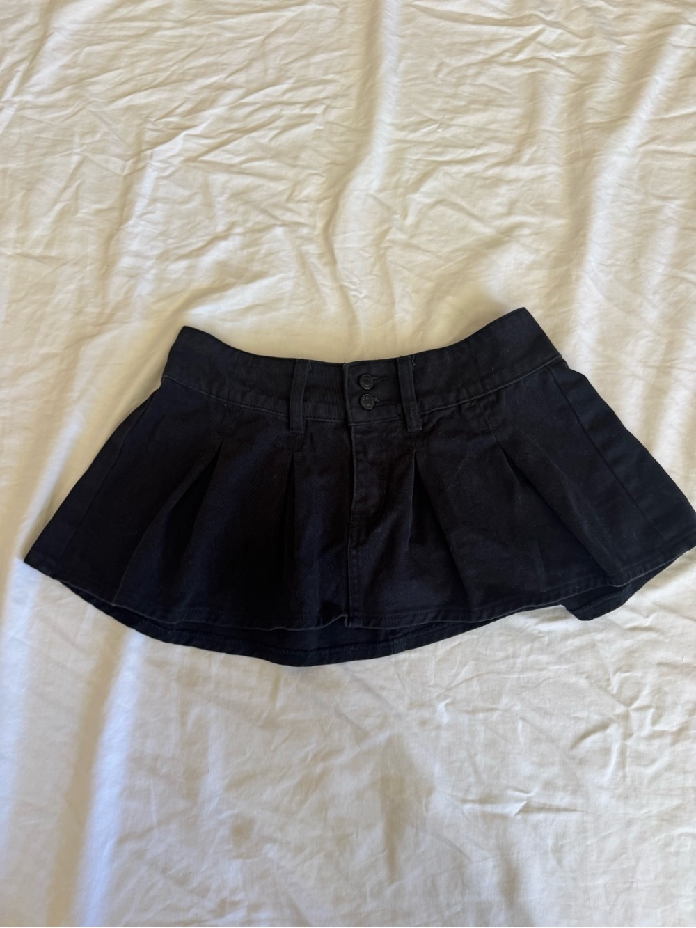 PacSun Black Corduroy Mini Skirt